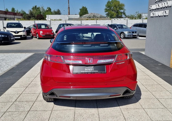 Honda Civic cena 27900 przebieg: 159000, rok produkcji 2009 z Czyżew małe 172